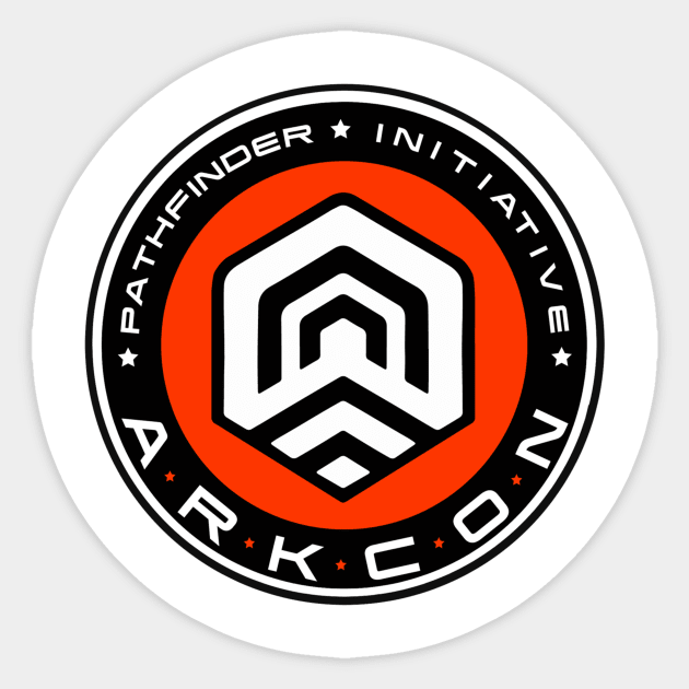 arkcon pathfinder initiative Sticker by ilvms